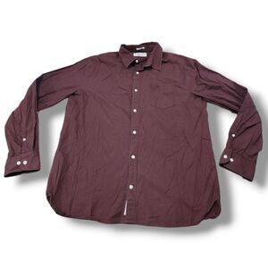 Original Penguin Shirt Size XL Brown Button Down Shirt Long Sleeve Shirt Casual